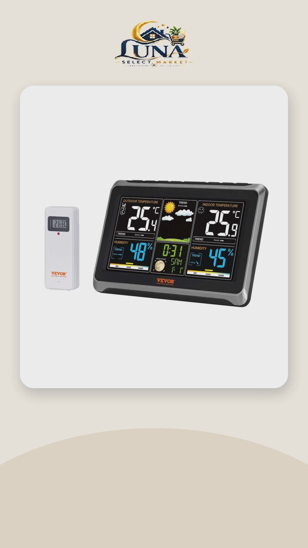 Wireless Indoor/Outdoor Weather Station – product video