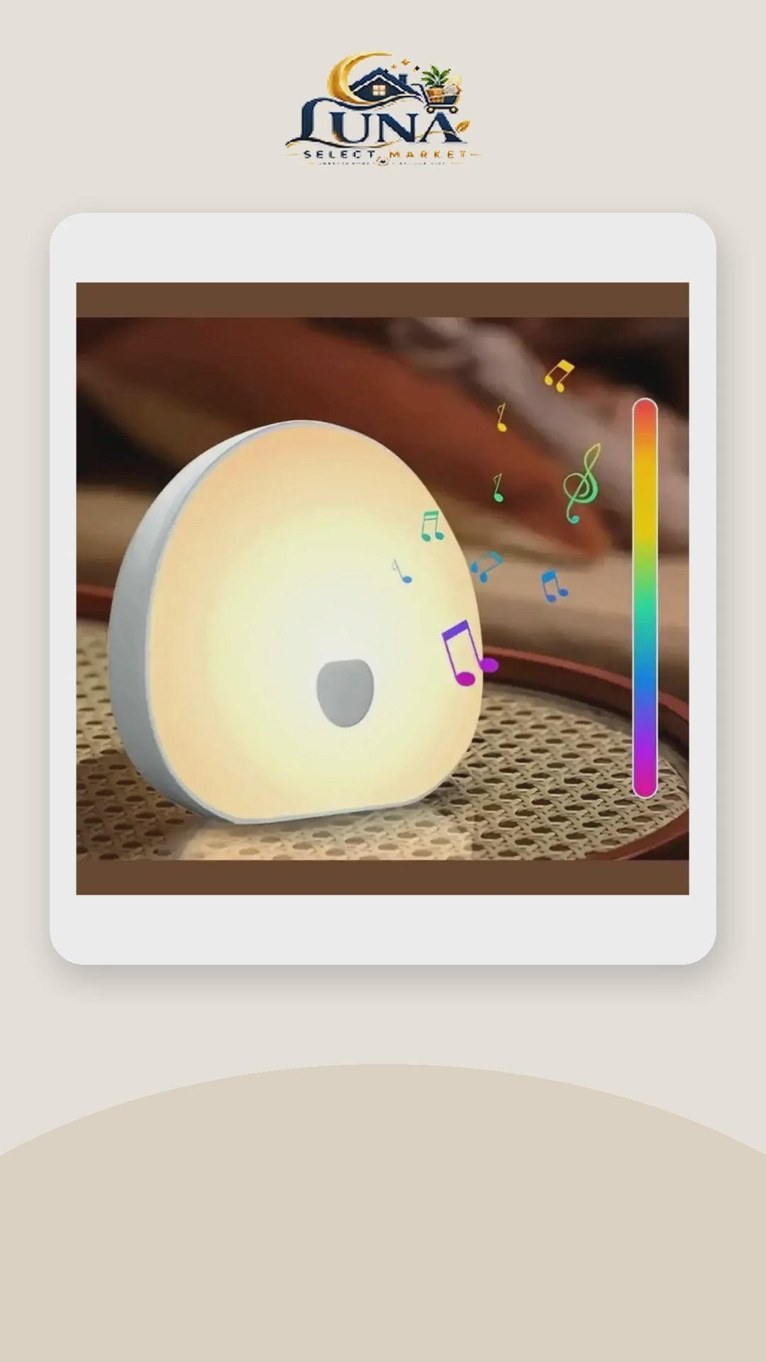 White Noise Night Light – product video