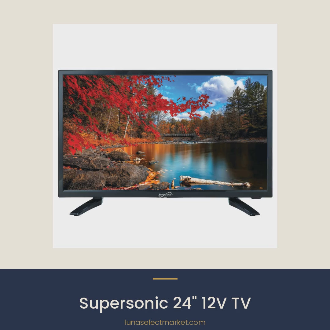 Supersonic 24" 12V TV video – Luna Select Market