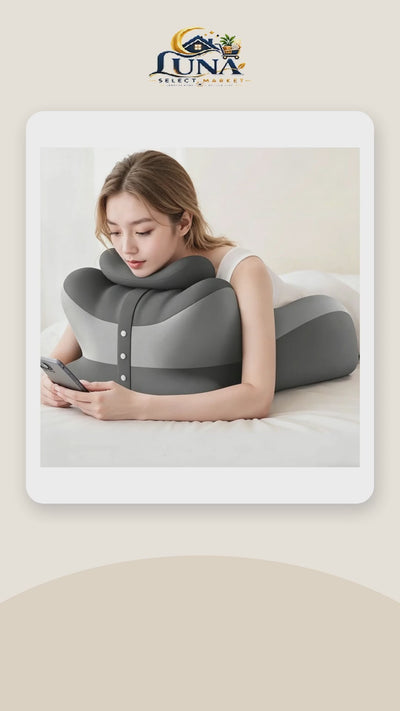 Memory Foam Reading Pillow with Arm Support – product video