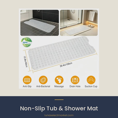 Non-Slip Tub & Shower Mat video – Luna Select Market