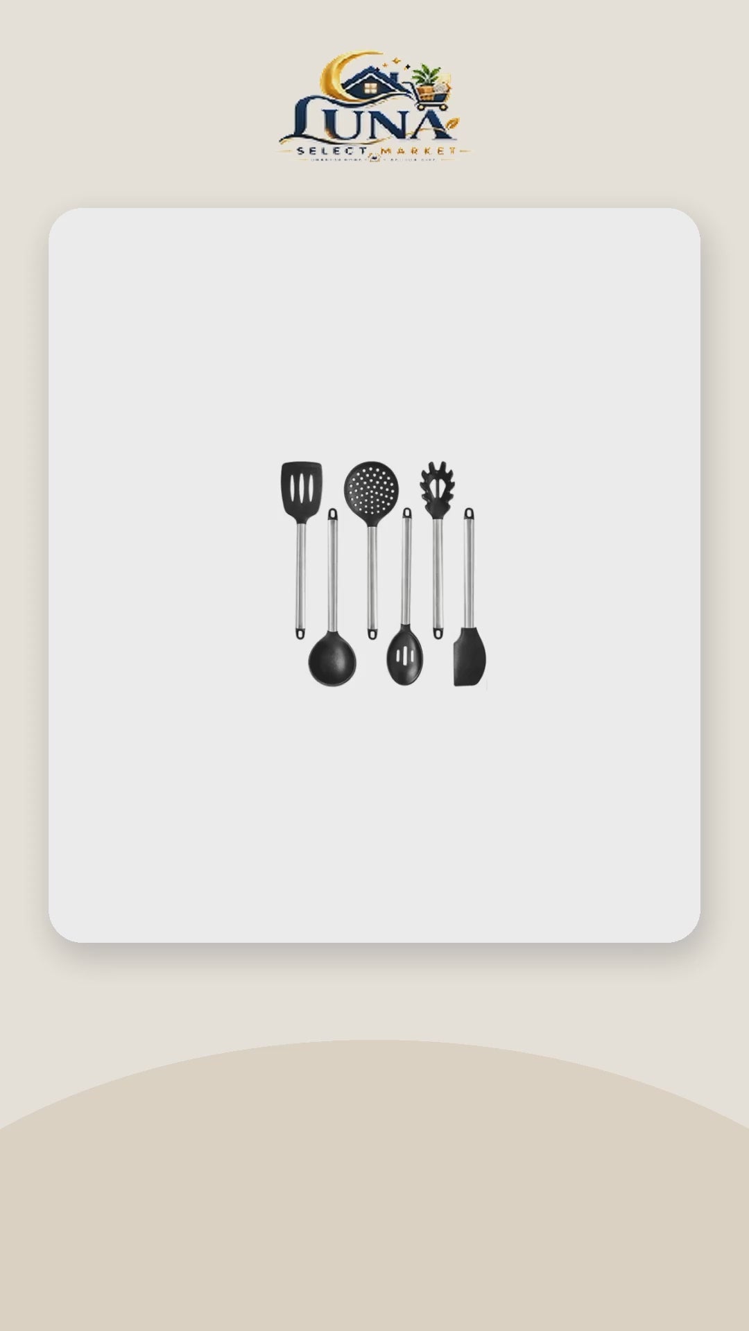 Heat-Resistant Silicone Kitchen Utensils – product video
