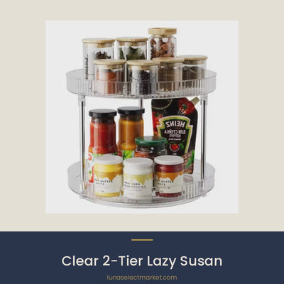 Clear 2-Tier Lazy Susan video – Luna Select Market