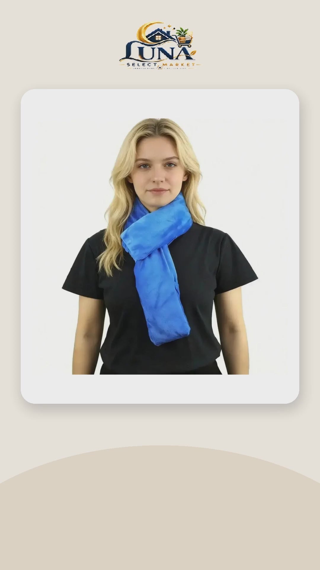 Microwavable Neck Heating Wrap – product video