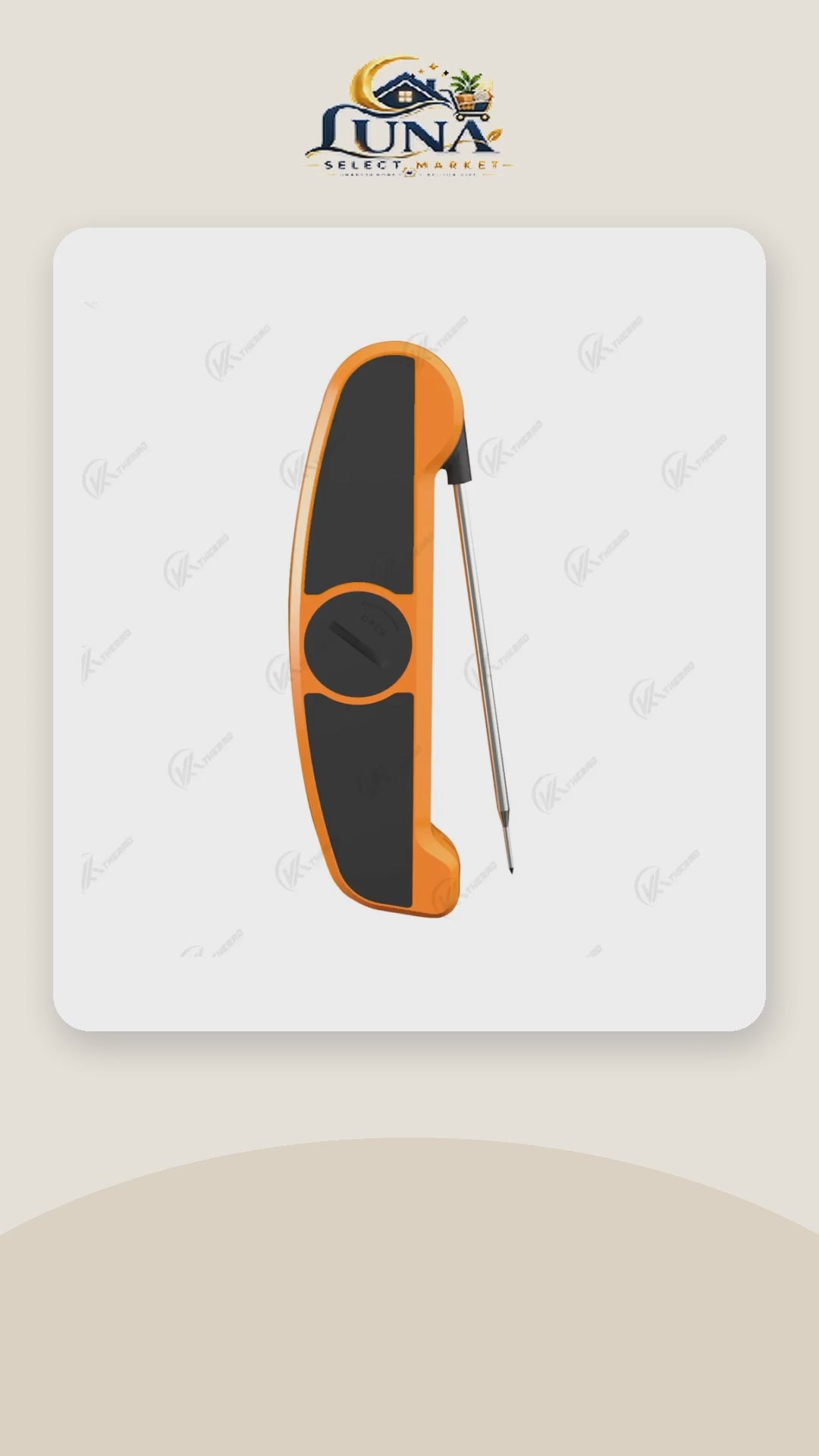 Foldable Probe Meat Thermometer – product video