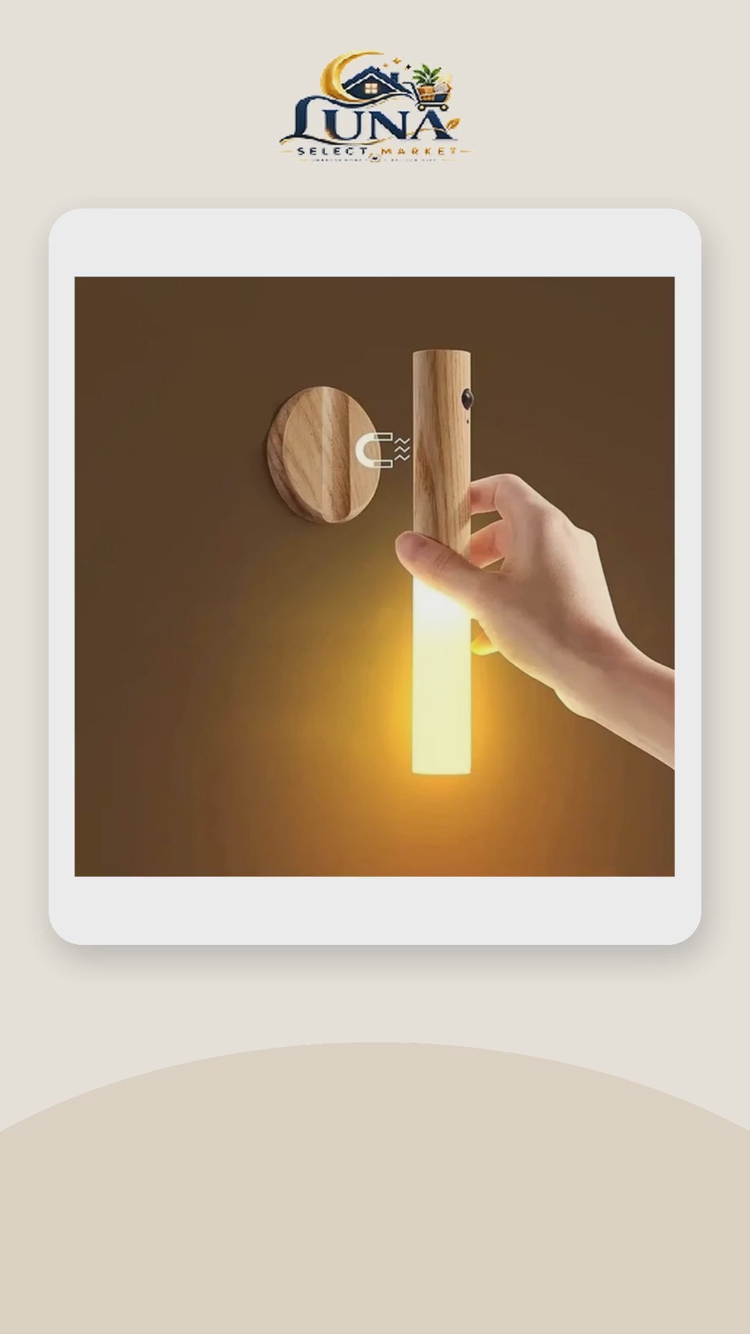Rechargeable Motion Sensor Night Light – product video