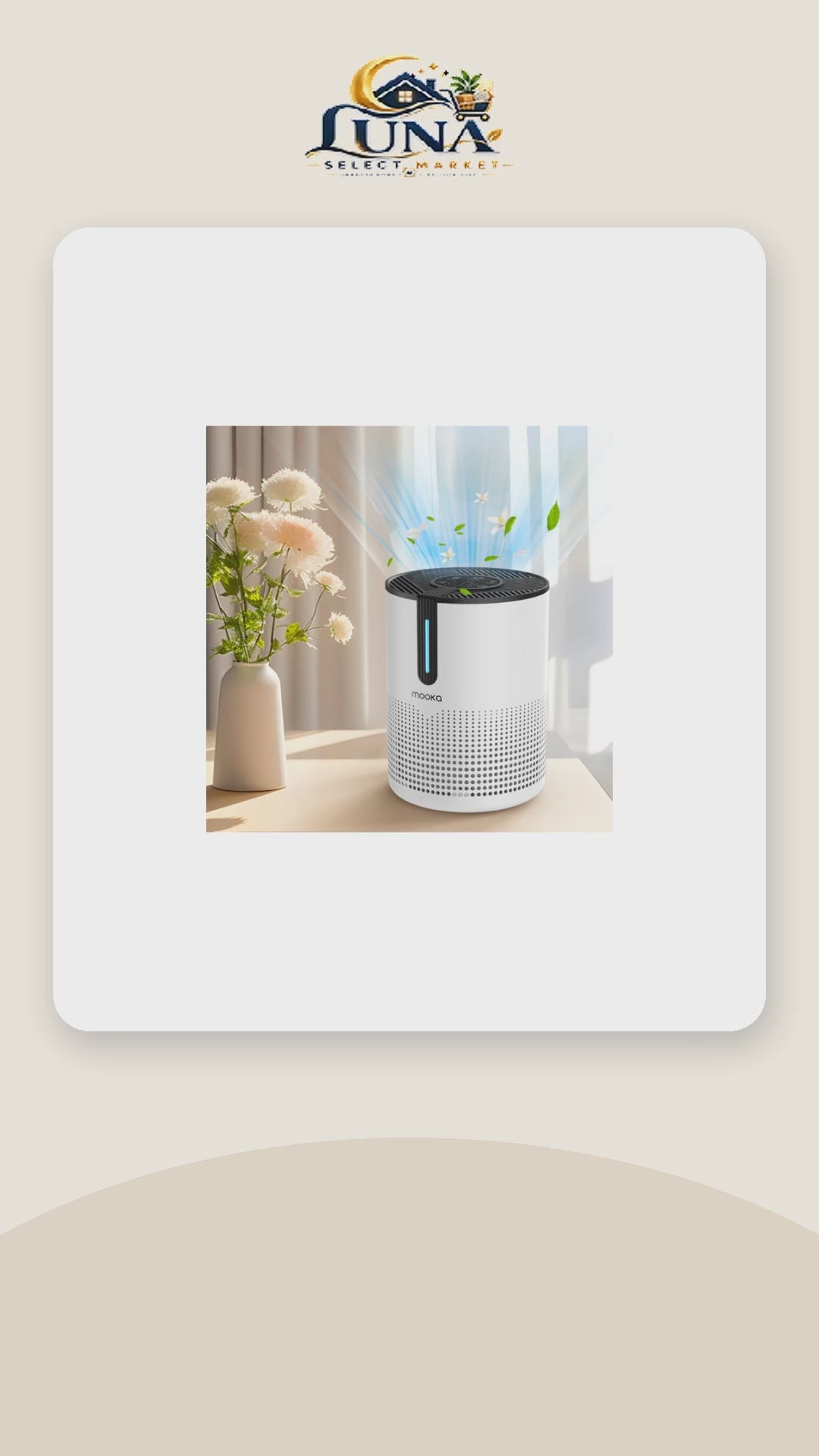 Compact HEPA Air Purifier – product video