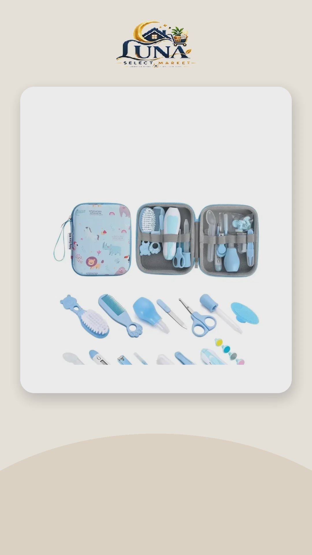 20-Piece Baby Grooming and Healthcare Kit – product video