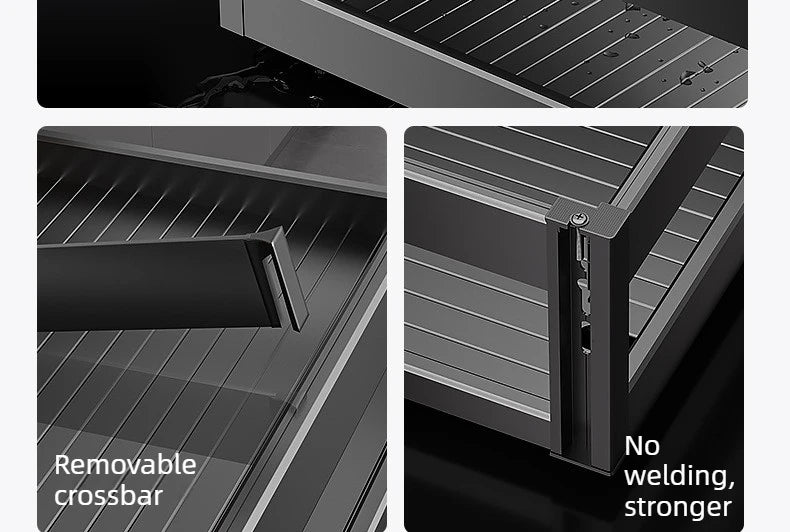 Pull-Out Cabinet Organizer with Sliding Baskets, 600–800 mm features removable crossbar and no welding for stronger design.