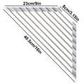 Foldable Triangle Dish Drying Rack – Corner Sink Organizer & Stainless Steel Drainer – Dish Rack