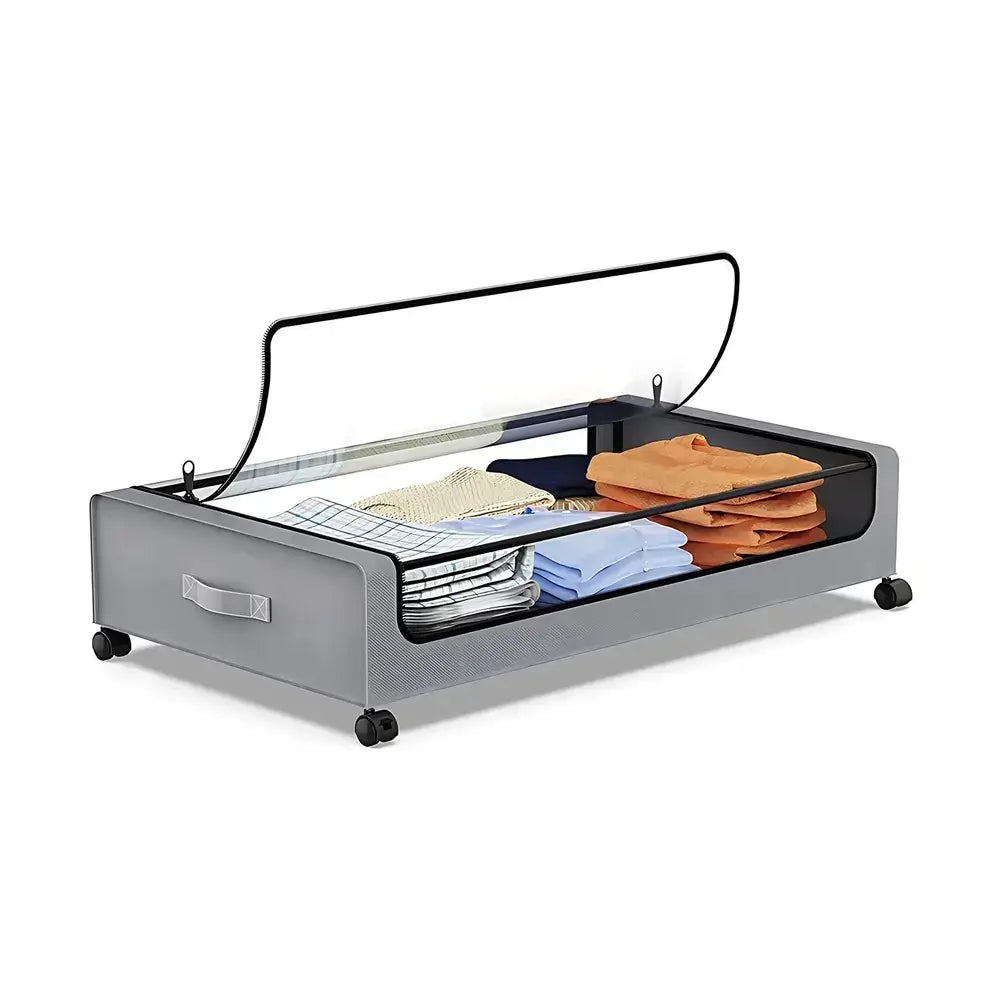Rolling Under-Bed Storage Bins with Lid & Wheels – image 12