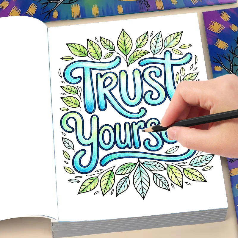 Self-Care Mental Health Coloring Book — Stress & Anxiety Relief Workbook – Books & Stationery