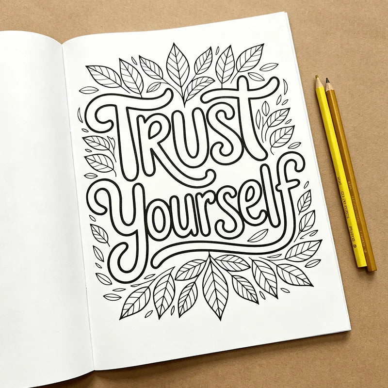 Self-Care Mental Health Coloring Book — Stress & Anxiety Relief Workbook – Books & Stationery