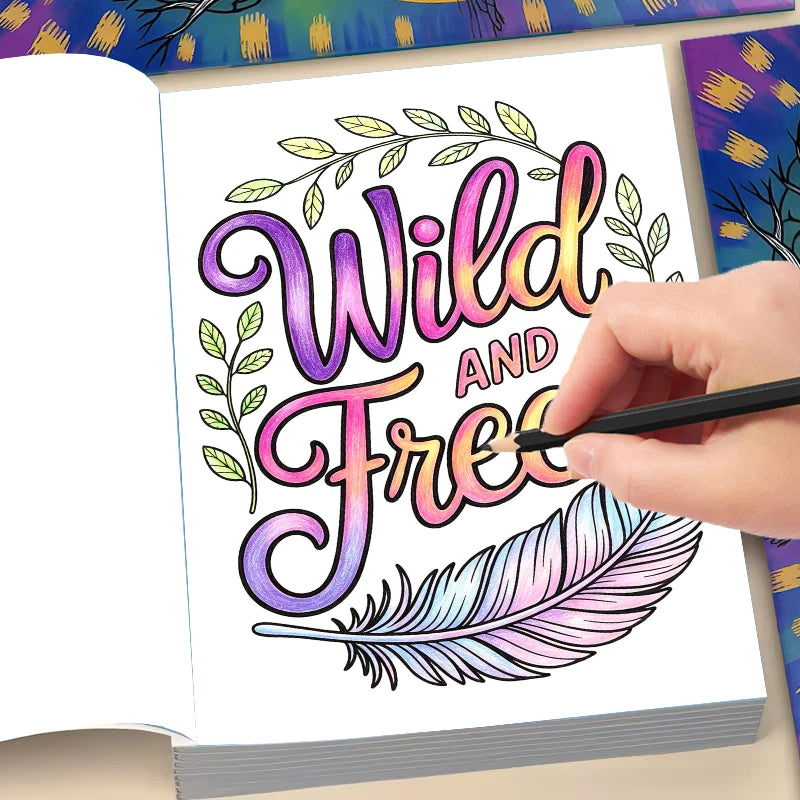 Self-Care Mental Health Coloring Book — Stress & Anxiety Relief Workbook – Books & Stationery