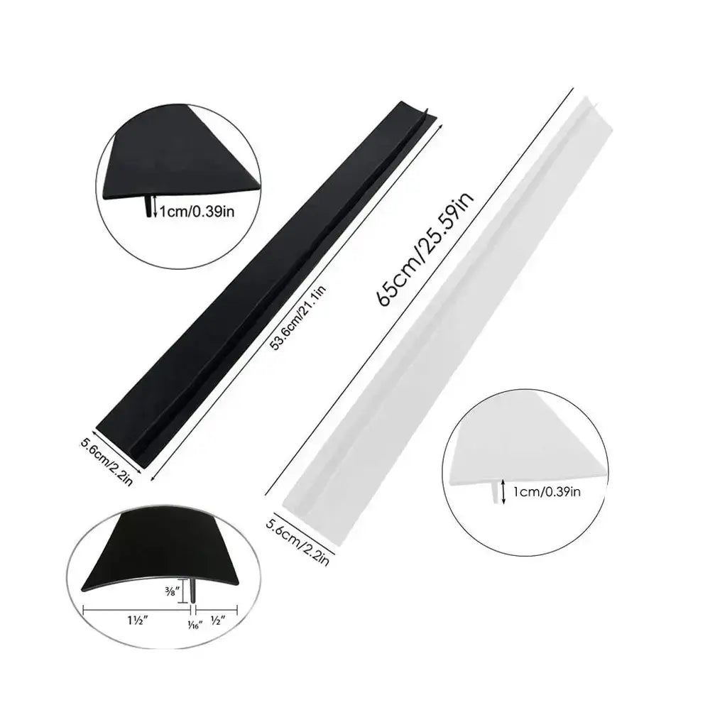 Silicone Stove Counter Gap Cover – T-Shape Heat-Resistant Slit Filler for Kitchen – Kitchen Accessory