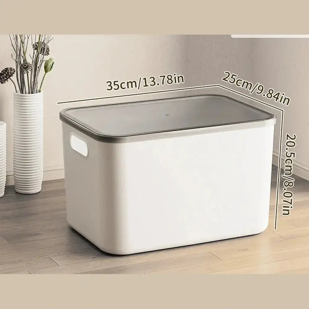 Stackable Storage Bins with Clear Lids – image 13