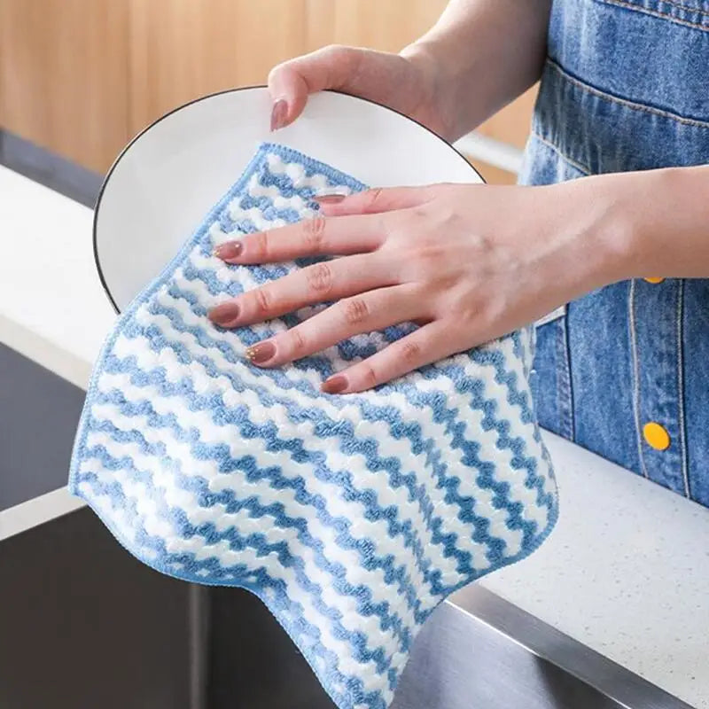 Microfiber Kitchen Dishcloth — Soft, Absorbent & Eco-Friendly Cleaning Cloth – Kitchen & Cleaning