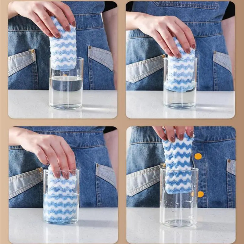 Microfiber Kitchen Dishcloth — Soft, Absorbent & Eco-Friendly Cleaning Cloth – Kitchen & Cleaning