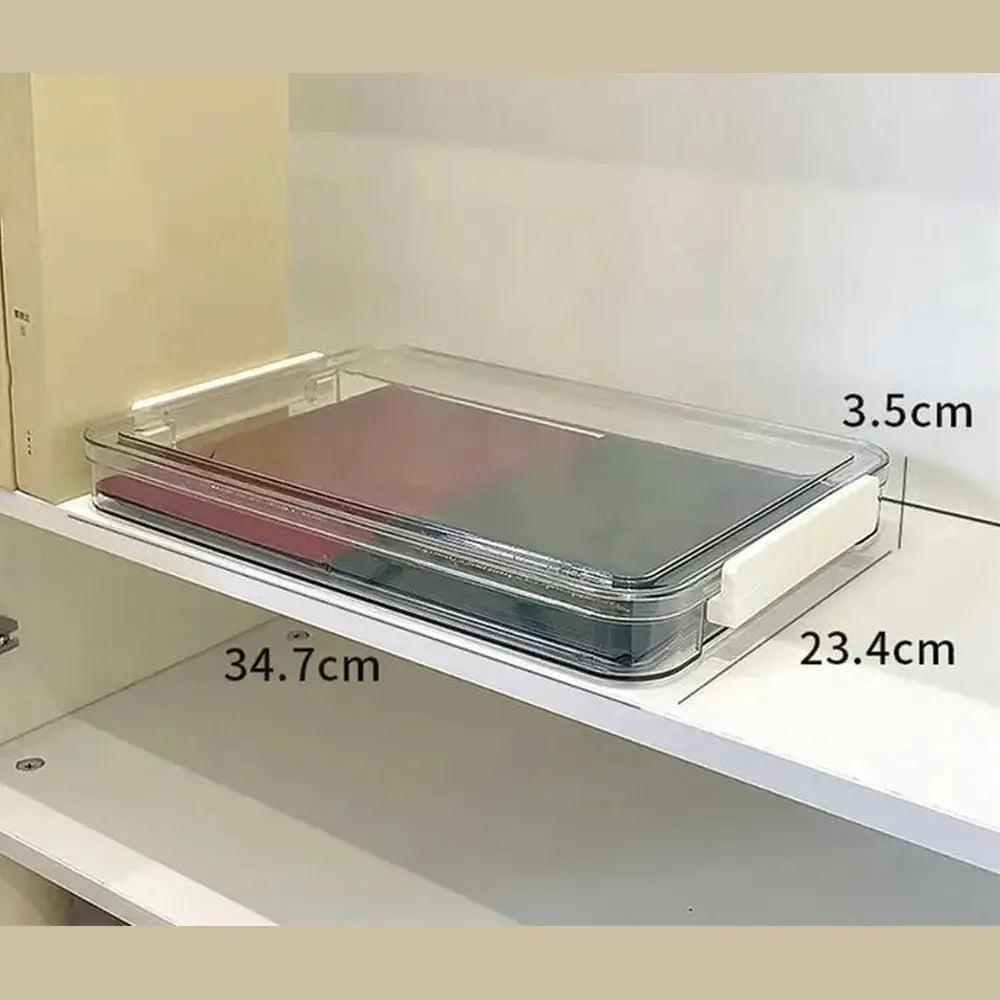 Transparent Document Storage Box | Stackable Organizer – image 22