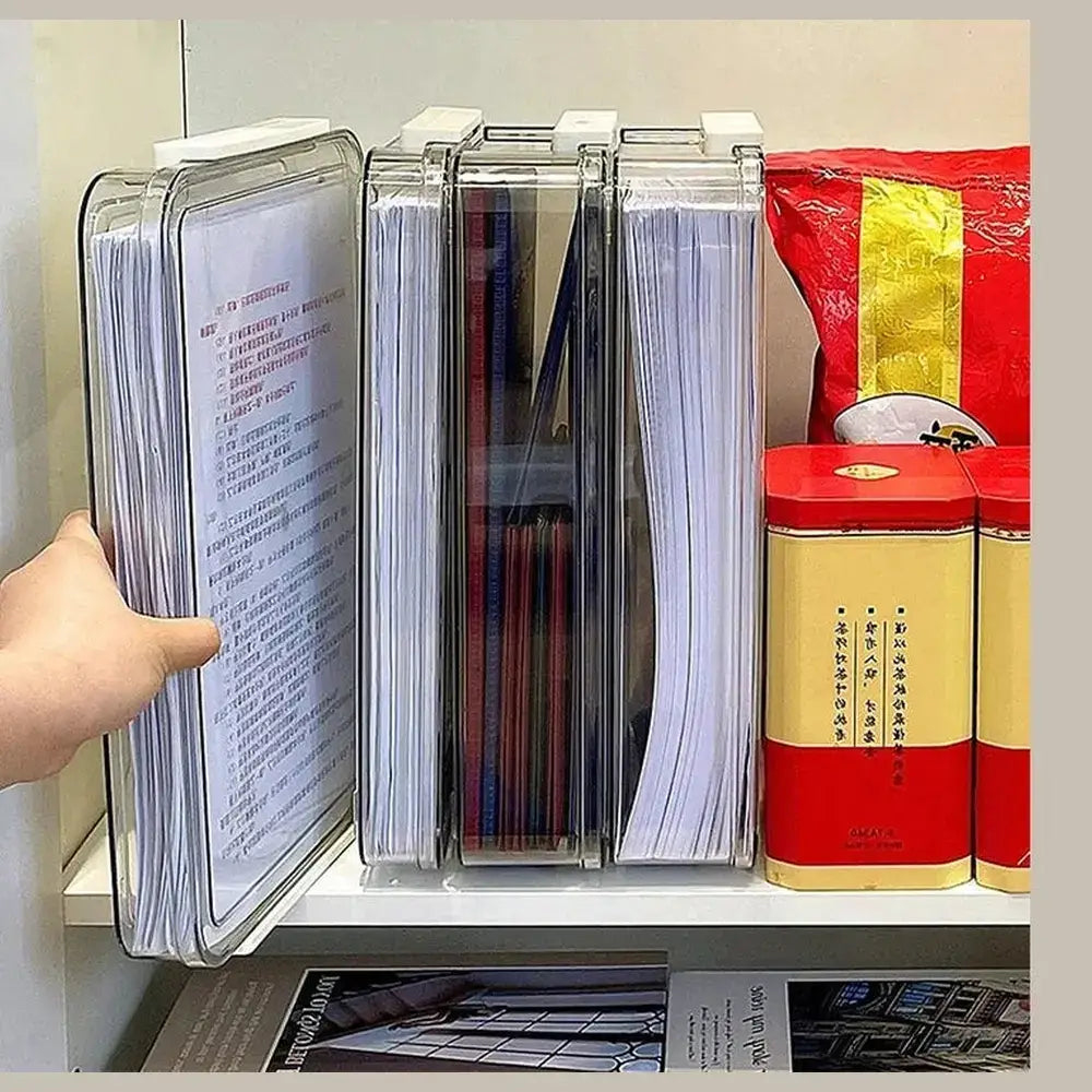 Transparent Document Storage Box | Stackable Organizer – image 18