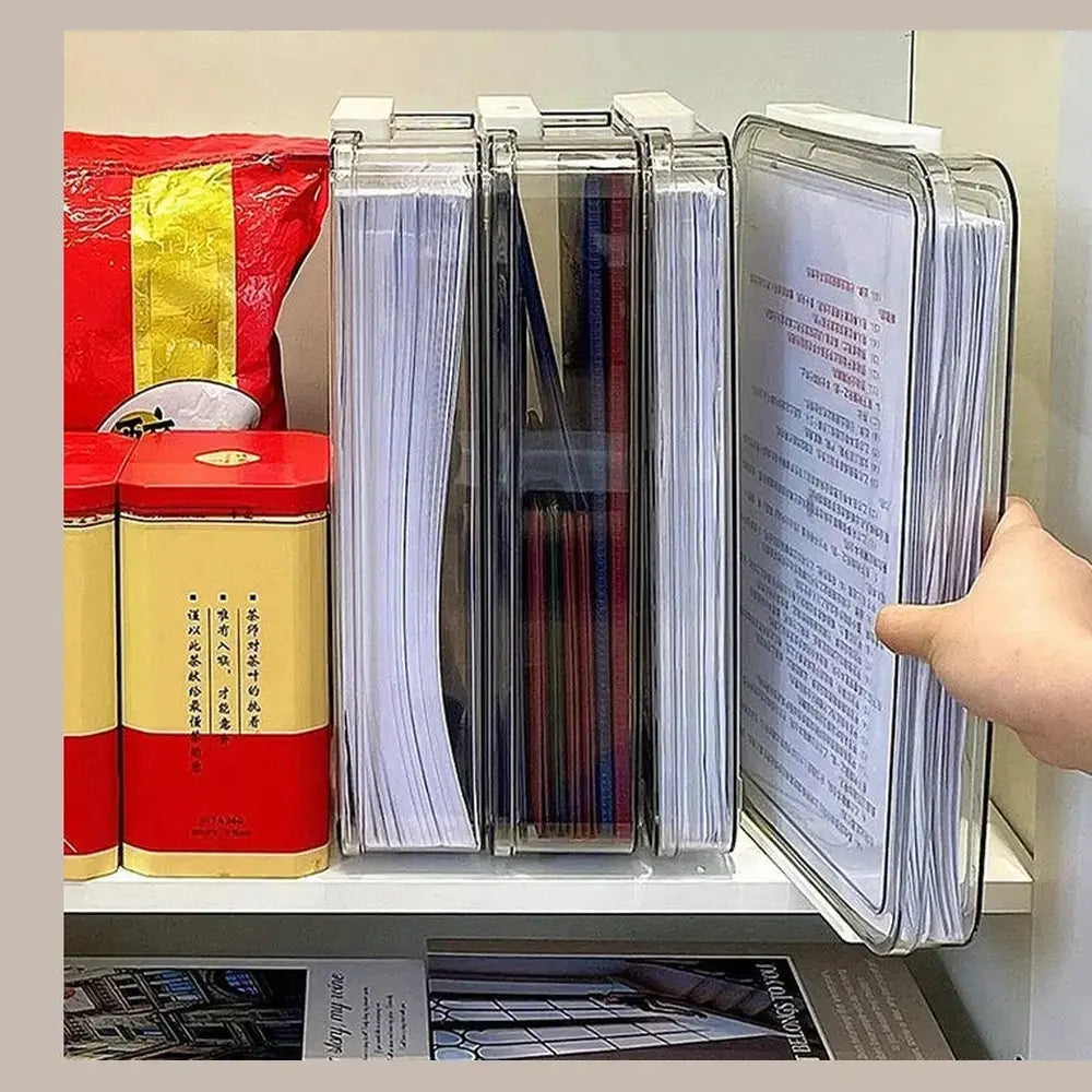 Transparent Document Storage Box | Stackable Organizer – image 10