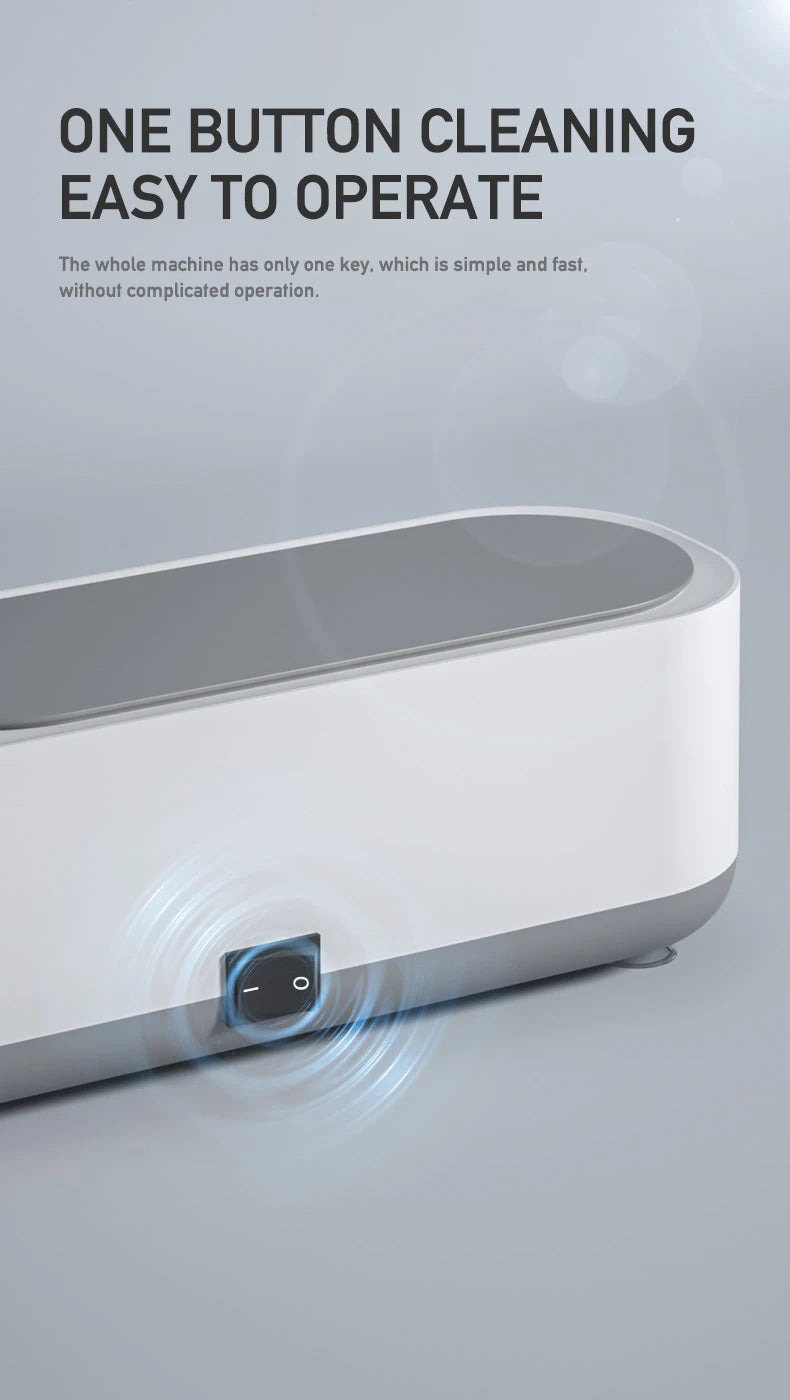 Mini Ultrasonic Cleaning Machine for Jewelry, Glasses & Watches (Battery Not Included) – Tools & Equipment