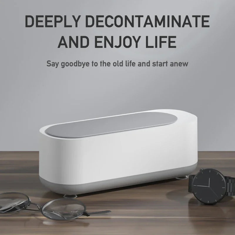 Mini Ultrasonic Cleaning Machine for Jewelry, Glasses & Watches (Battery Not Included) – Tools & Equipment