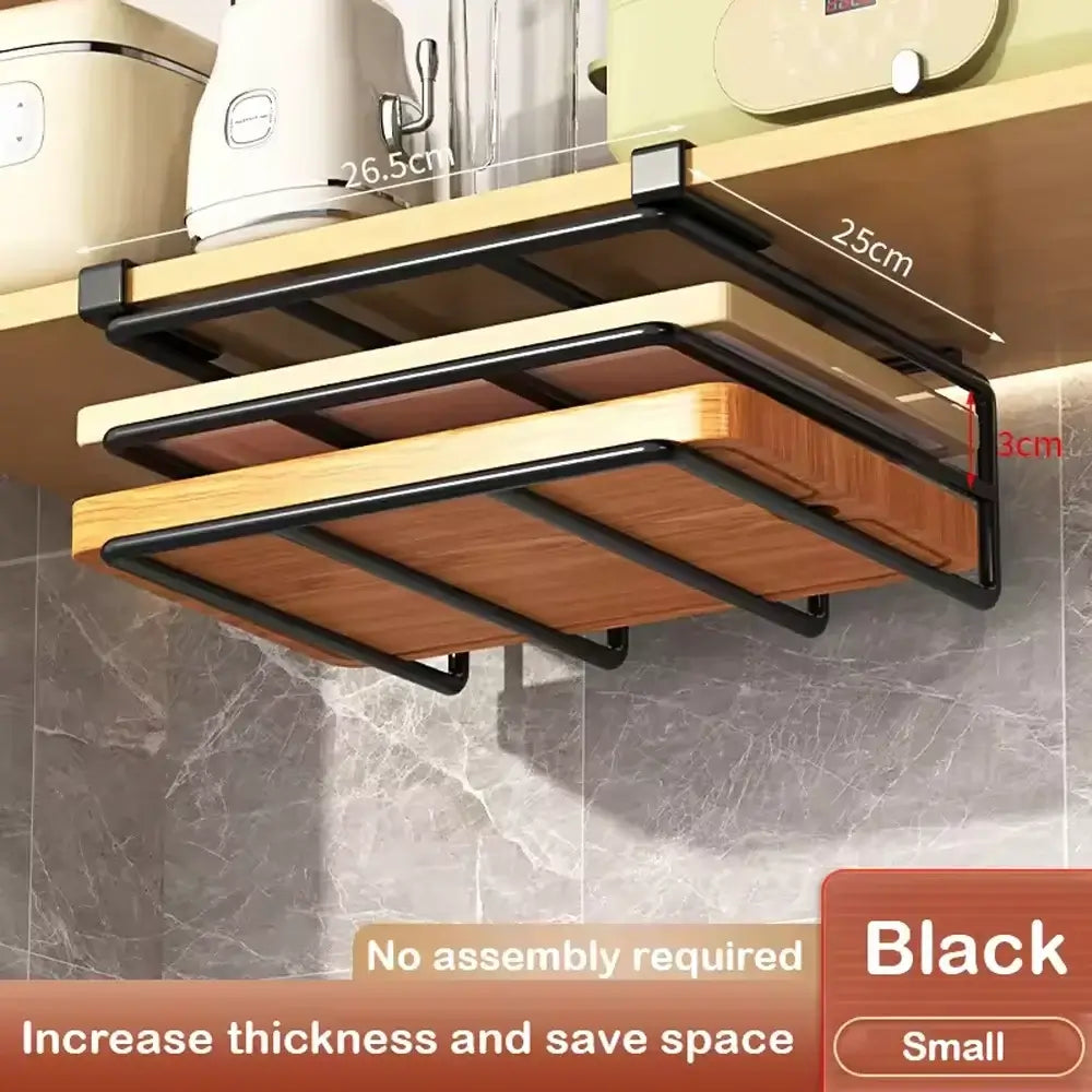 Under-Cabinet Kitchen Organizer Rack with Hooks – image 13