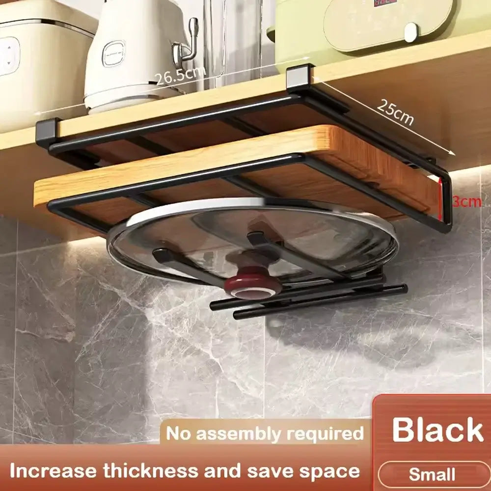 Under-Cabinet Kitchen Organizer Rack with Hooks – image 15