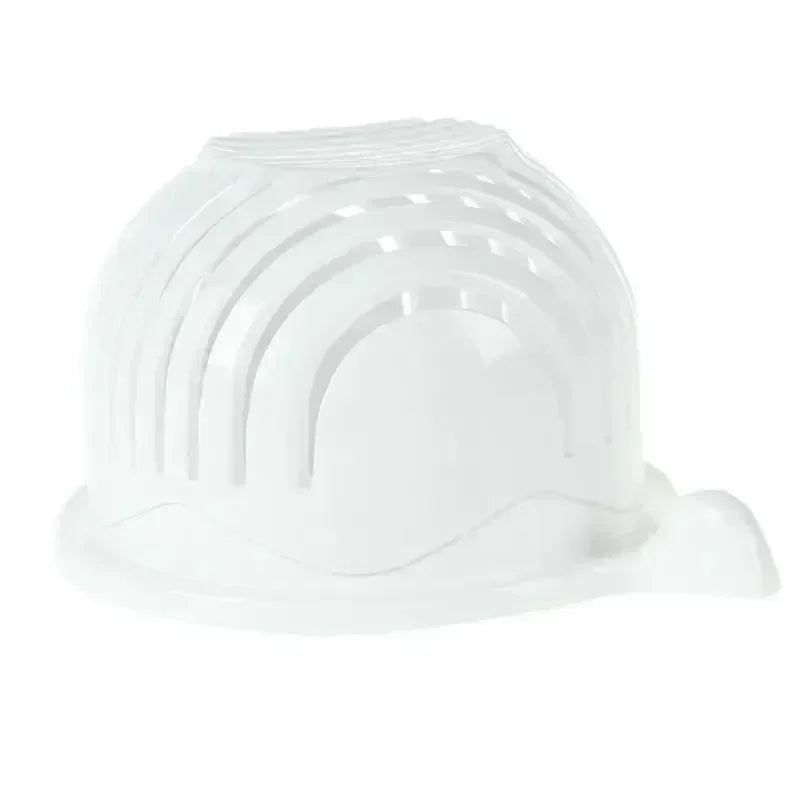 Salad Cutter Bowl – Vegetable & Fruit Slicing Bowl for Fast Meal Prep, No Cutting Board Needed – Kitchen Tools