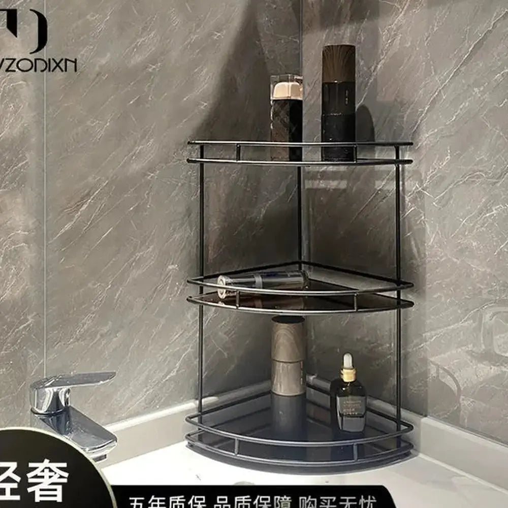 Wall-Mounted Bathroom Corner Shelf