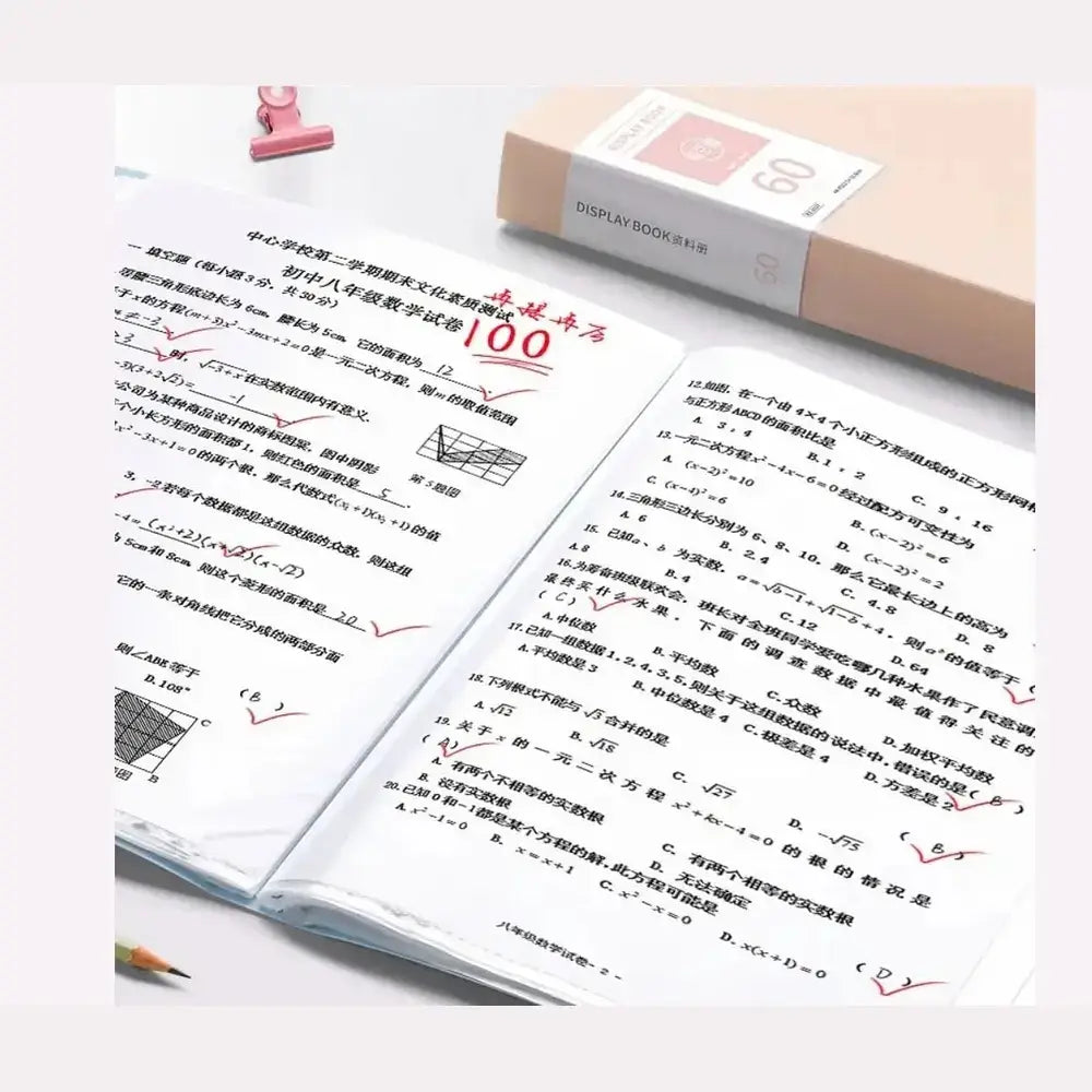 Waterproof A4 File Organizer Document Folder 30 60 Pockets – image 13