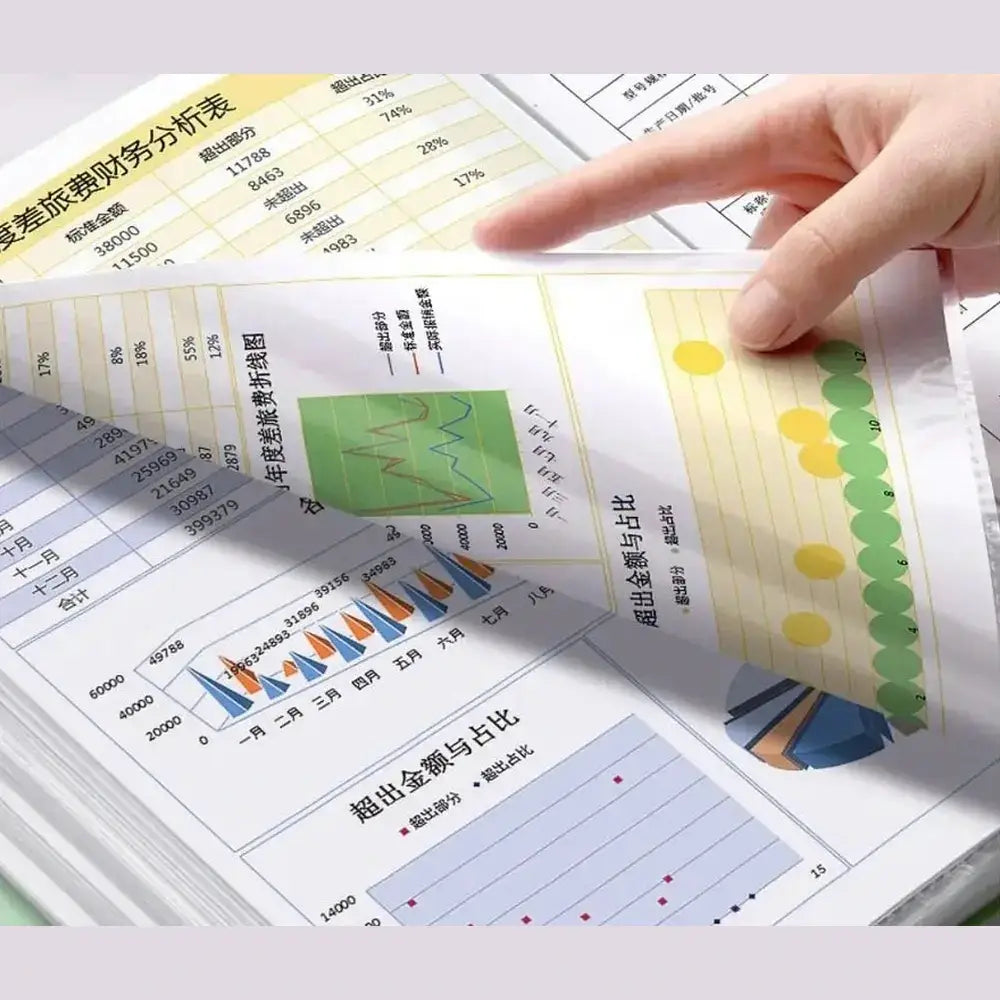 Waterproof A4 File Organizer Document Folder 30 60 Pockets – image 9