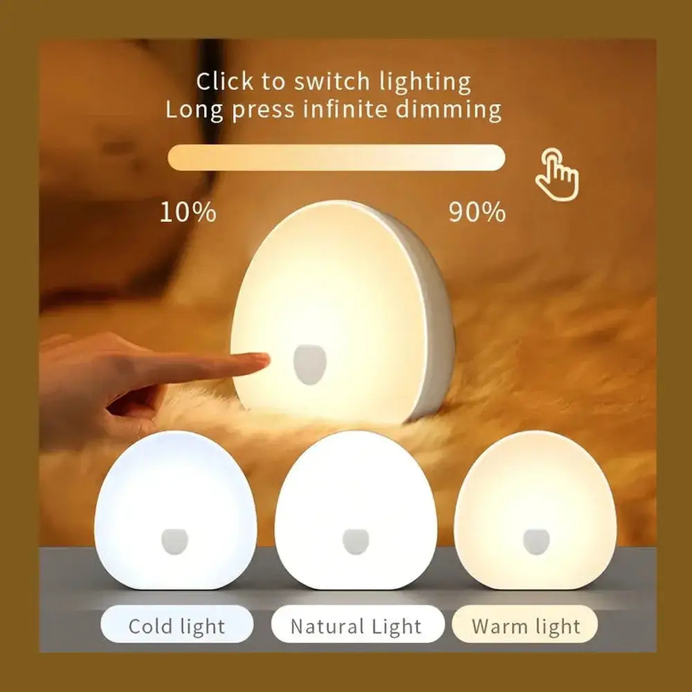 White noise night light for better sleep with adjustable dimming and color modes for relaxation.