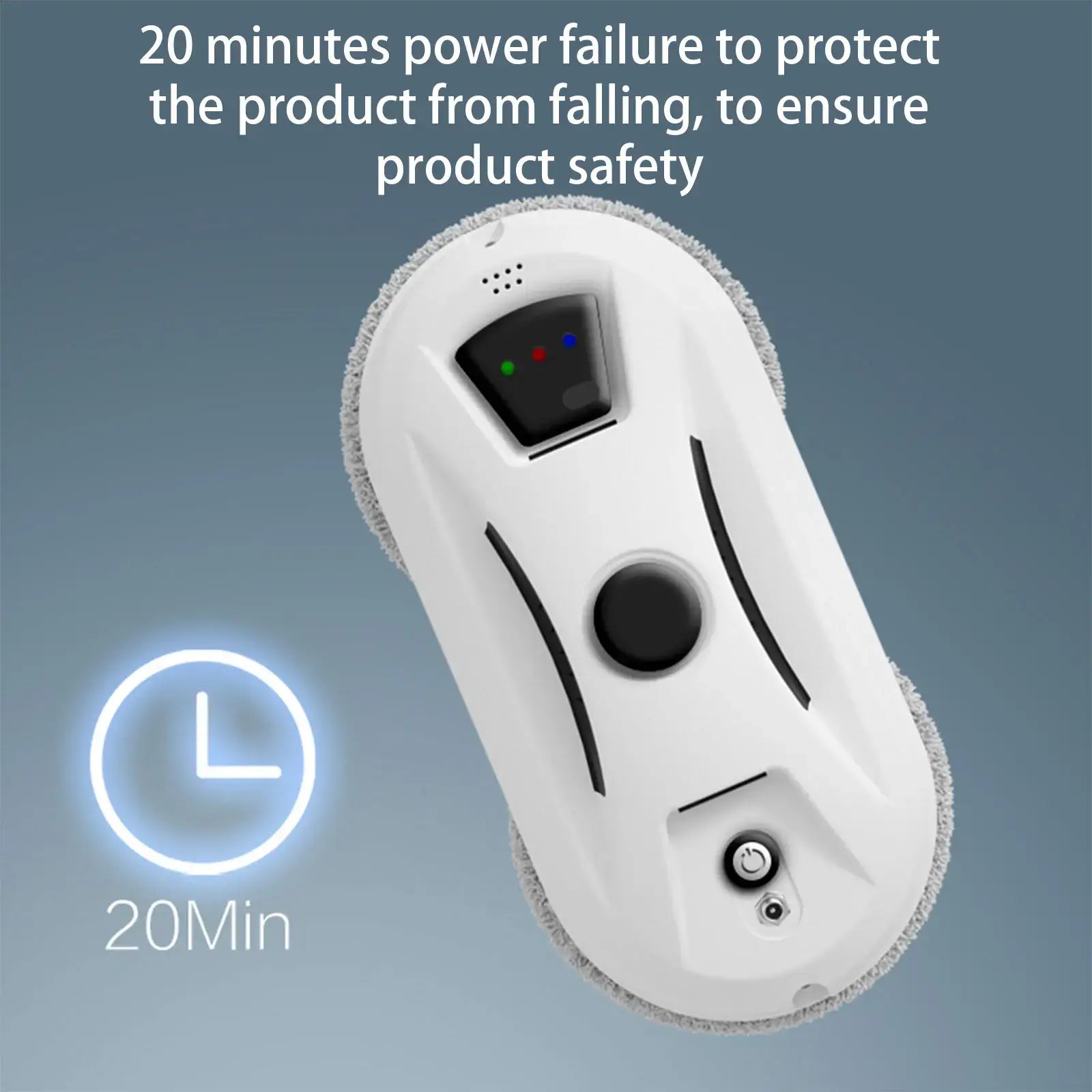 Automatic Window Cleaning Robot – 5600PA Dual Suction, 3 Modes, UPS Backup, Streak-Free Glass Cleaner – Smart Home & Cleaning